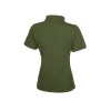 Calgary женская футболка-поло с коротким рукавом, армейский зеленый