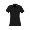 Женское поло Helios с коротким рукавом, черный