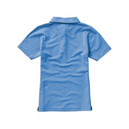 Рубашка поло "Markham" женская, голубой/антрацит