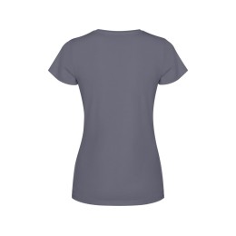 Футболка «Fiyi» женская, серо-голубой выстиранный