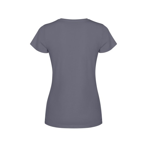 Футболка «Fiyi» женская, серо-голубой выстиранный