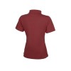 Calgary женская футболка-поло с коротким рукавом, бургунди