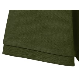 Calgary женская футболка-поло с коротким рукавом, армейский зеленый