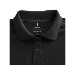 Calgary женская футболка-поло с коротким рукавом, антрацит