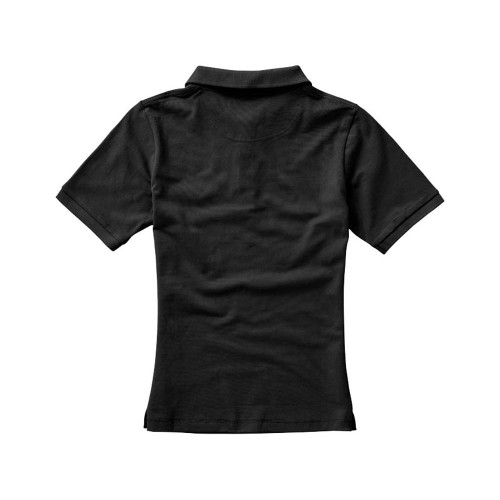 Calgary женская футболка-поло с коротким рукавом, антрацит