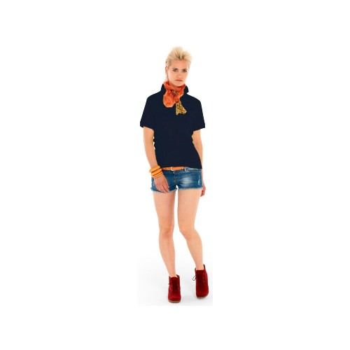 Рубашка поло "Boston 2.0" женская, темно-синий