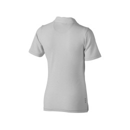 Рубашка поло "Markham" женская, серый меланж/антрацит