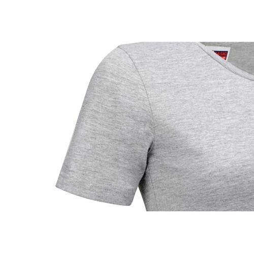 Футболка "Heavy Super Club" женская, серый меланж