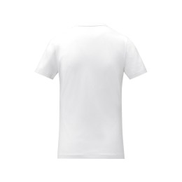 Somoto Женская футболка с коротким рукавом и V-образным вырезом , белый