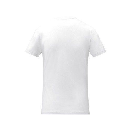 Somoto Женская футболка с коротким рукавом и V-образным вырезом , белый