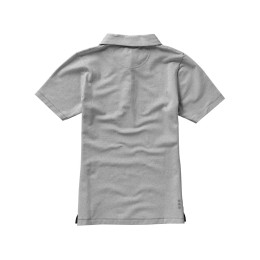 Рубашка поло "Markham" женская, серый меланж/антрацит