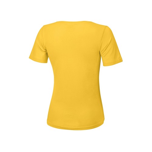 Футболка "Heavy Super Club" женская, желтый