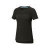 Borax Женская футболка с короткими рукавами из переработанного полиэстера согласно стандарту GRS с отличным кроем - сплошной черный