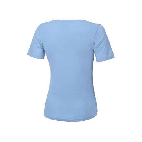 Футболка "Heavy Super Club" женская, голубой