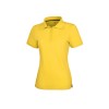 Calgary женская футболка-поло с коротким рукавом, желтый