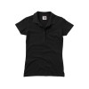 Рубашка поло "First" женская, черный