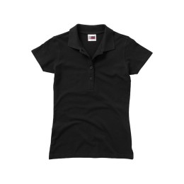 Рубашка поло "First" женская, черный