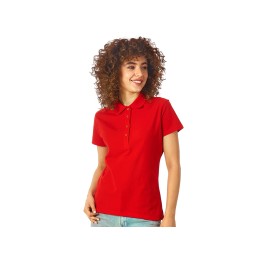 Рубашка поло "First" женская, красный