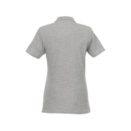 Женское поло Helios с коротким рукавом, серый яркий