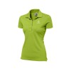 Рубашка поло "First" женская, зеленое яблоко