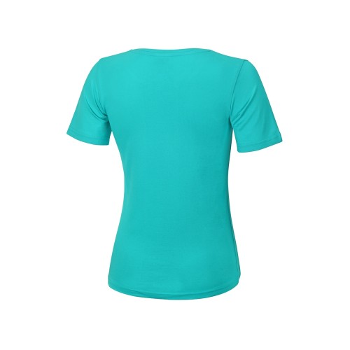 Футболка "Heavy Super Club" женская, бирюзовый