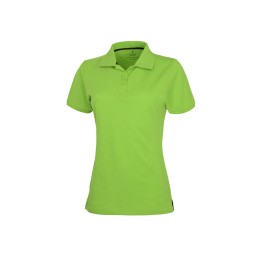 Calgary женская футболка-поло с коротким рукавом, зеленое яблоко