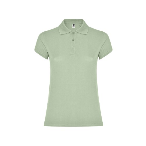 Рубашка-поло "Star" женская, припыленный зеленый