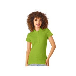 Рубашка поло "First N" женская, зеленое яблоко