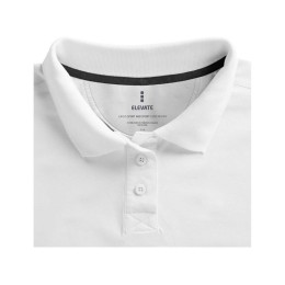 Calgary женская футболка-поло с коротким рукавом, белый