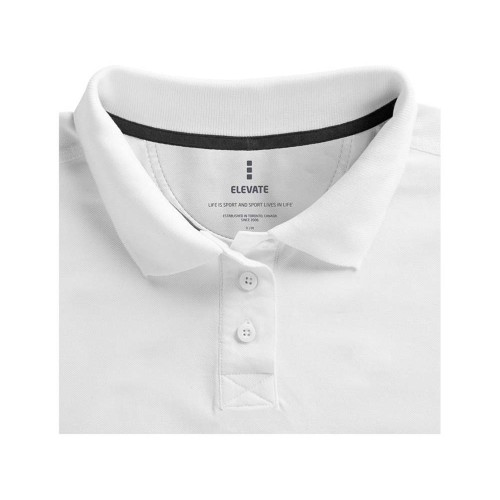 Calgary женская футболка-поло с коротким рукавом, белый