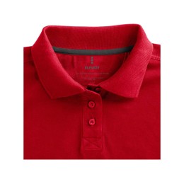 Calgary женская футболка-поло с коротким рукавом, красный