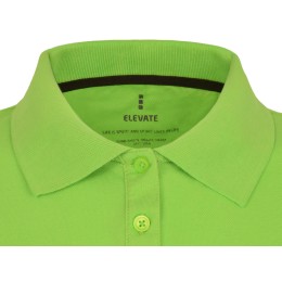 Calgary женская футболка-поло с коротким рукавом, зеленое яблоко