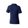 Calgary женская футболка-поло с коротким рукавом, темно-синий