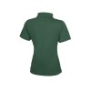 Calgary женская футболка-поло с коротким рукавом, изумрудный