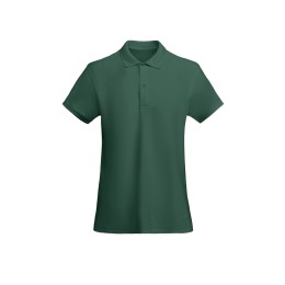 Рубашка поло "Prince" женская, бутылочный зеленый