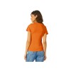 Футболка "Heavy Super Club" женская с V-образным вырезом, оранжевый