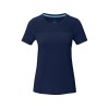 Borax Женская футболка с короткими рукавами из переработанного полиэстера согласно стандарту GRS с отличным кроем - Темно - синий