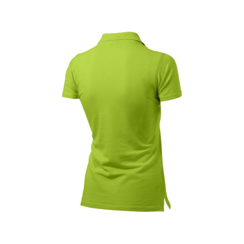 Рубашка поло "First" женская, зеленое яблоко
