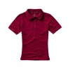 Calgary женская футболка-поло с коротким рукавом, бургунди