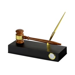 Настольный прибор «Финансовый директор», коричневый/золотистый (Р)