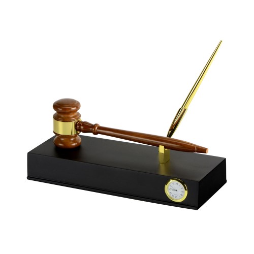 Настольный прибор «Финансовый директор», коричневый/золотистый (Р)