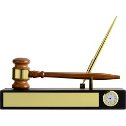 Настольный прибор «Финансовый директор», коричневый/золотистый (Р)