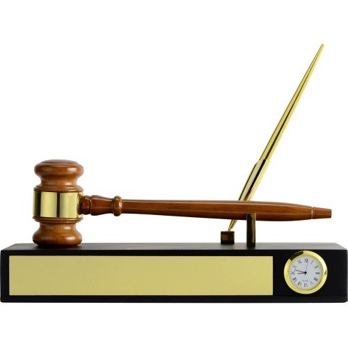 Настольный прибор «Финансовый директор», коричневый/золотистый (Р)