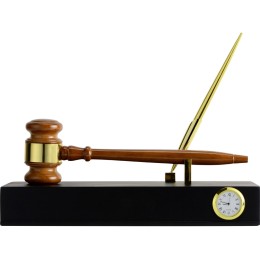 Настольный прибор «Финансовый директор», коричневый/золотистый (Р)