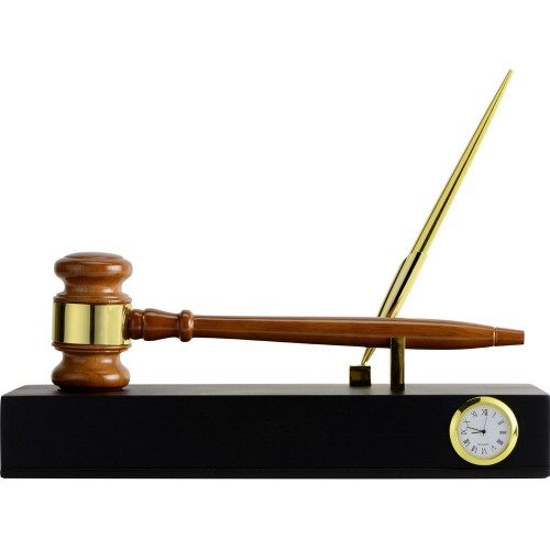 Настольный прибор «Финансовый директор», коричневый/золотистый (Р)