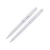 Набор Pierre Cardin коллекция «ПАРА (PEN&PEN)» : ручка шариковая + роллер. Корпус - латунь и стальное покрытие. Отделка и детали дизайна - сталь, хром. Цвет - стальной. Упаковка Е.