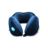 Подушка для путешествий со встроенным массажером "Massage Tranquility Pillow", синий