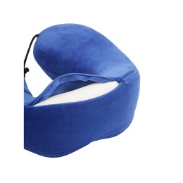 Подушка для путешествий с эффектом памяти Мемо "Bluewinder" Blue