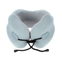 Подушка для путешествий с эффектом памяти Memo "Pillow PRO" M/L English Blue
