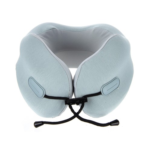 Подушка для путешествий с эффектом памяти Memo "Pillow PRO" M/L English Blue